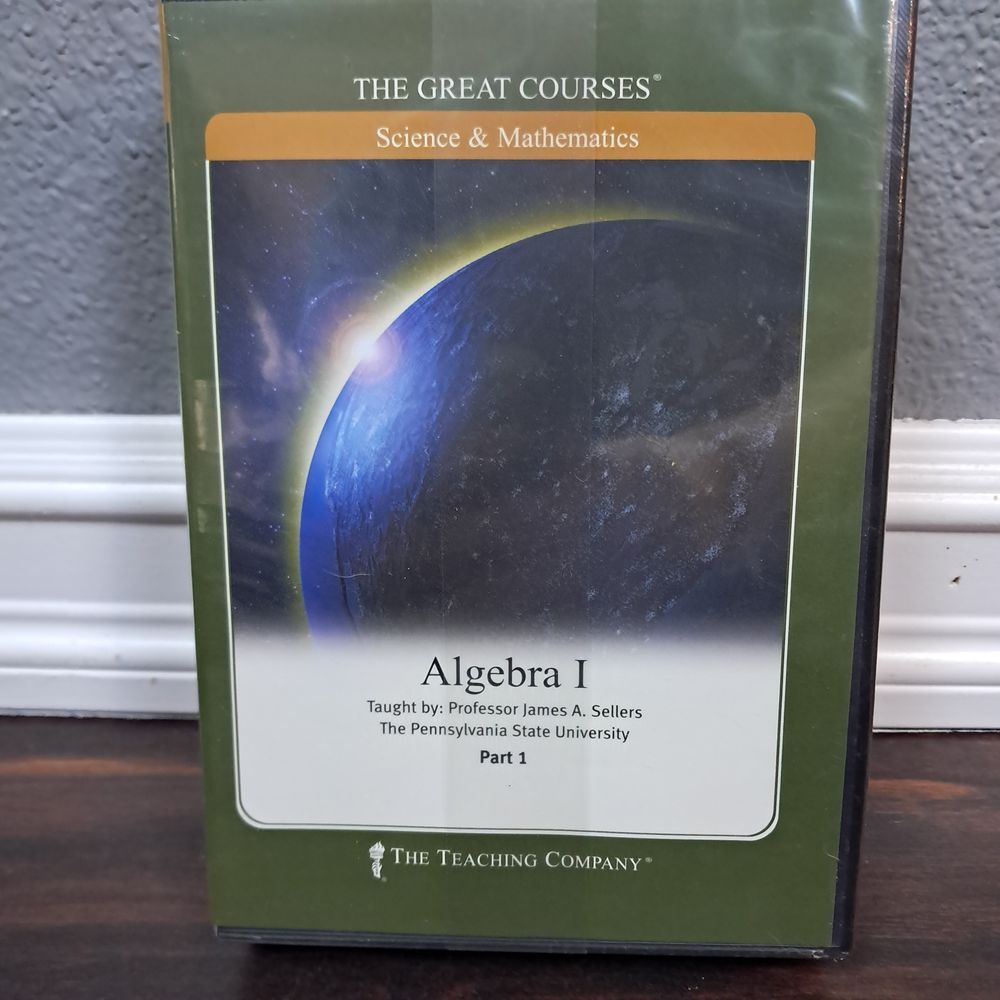 The Great Courses: Algebra I Complete DVD Set - Science‎ & Mathematics Series